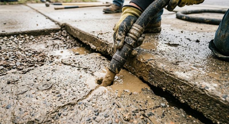 Concrete Slab Jacking in West Des Moines, IA