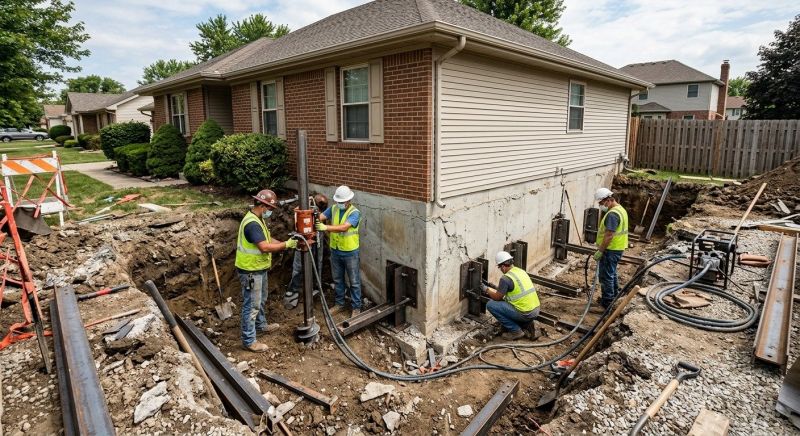Sinking Foundation Repair in Fort Collins, CO