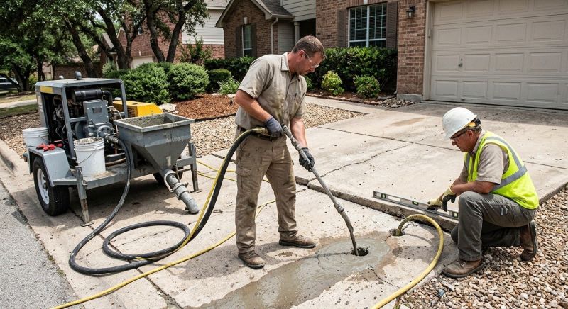 Slab Mudjacking in West Des Moines, IA