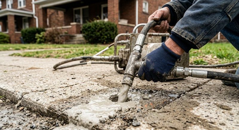 Sunken Sidewalk Repair in Denver, CO