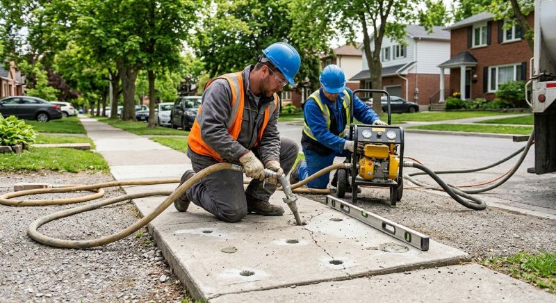 Sunken Slab Repair in West Des Moines, IA