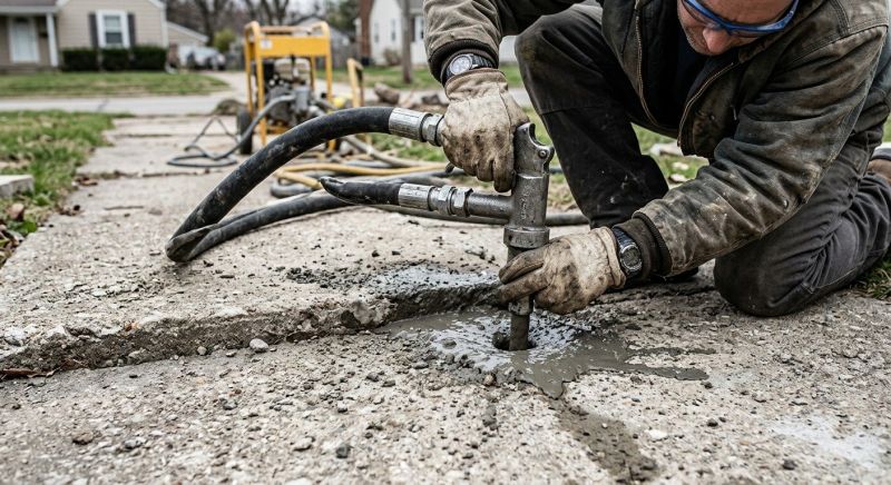 Sunken Slab Repair in Columbus, OH