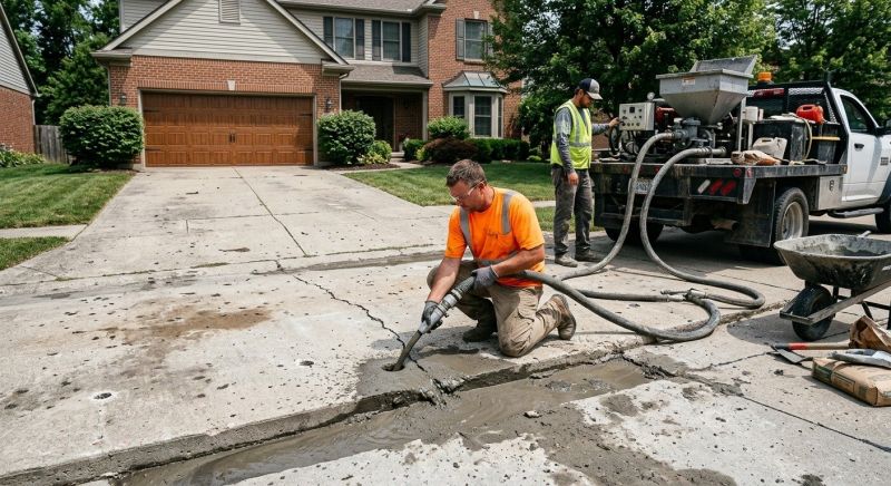 Walkway Leveling in Des Moines, IA